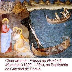 Chamamento de Pedro e Andre - Giusto di Menabuoi