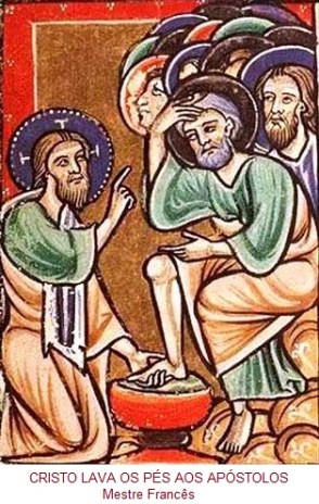 CristoLavaOsPesAosApostolos