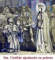 SantaClotildeAjudandoOsPobres